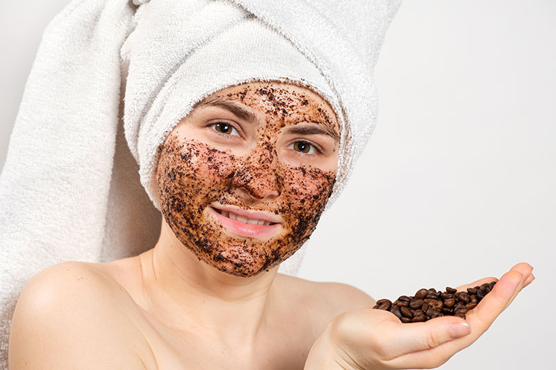 Coffee Powder for Skin Exfoliation