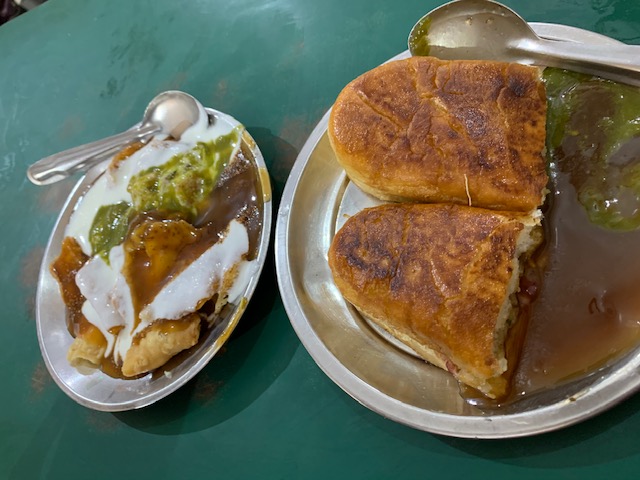 Best Amritsar street food dishes, Places to eat - Chaat papri, Bun Tikki