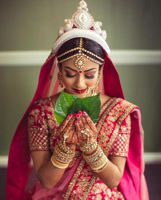 Bengali bridal look - How a bengali bride looks on her wedding day