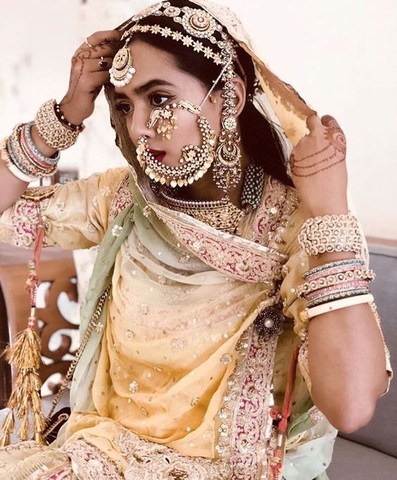Rajasthani bridal look - How a Rajasthani bride looks on her wedding day