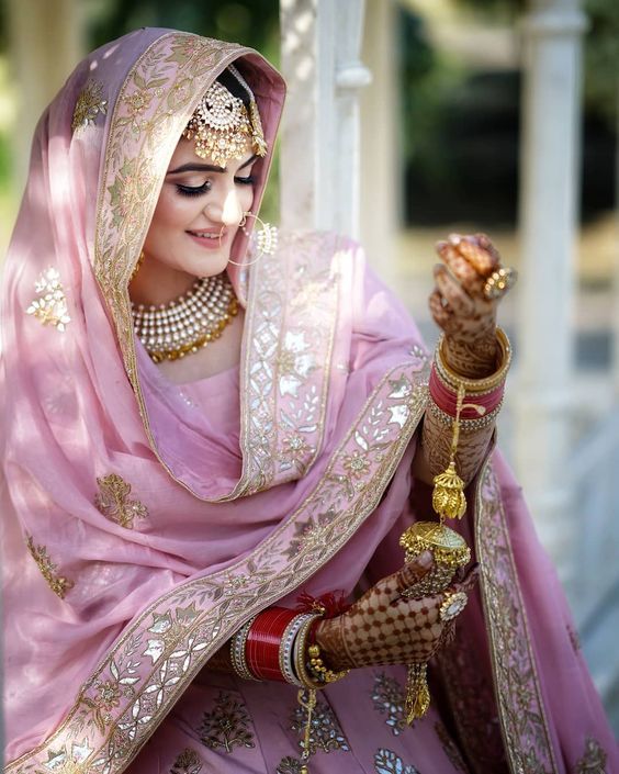 Punjabi bridal look - How a Punjabi bride looks on her wedding day