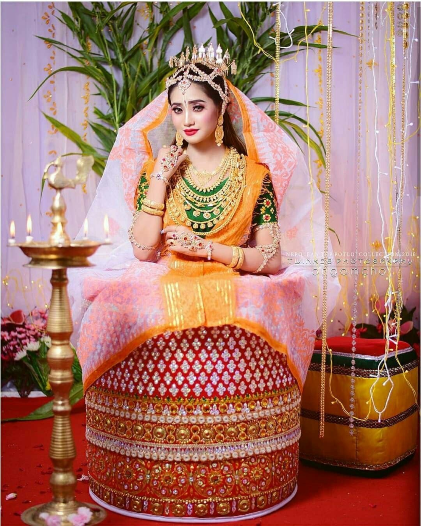 Manipuri bridal look - How a Manipuri bride looks on her wedding day