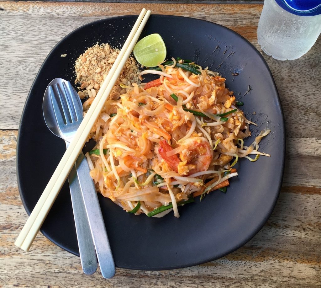 Pad Thai - Popular Street food & national dish of Thailand