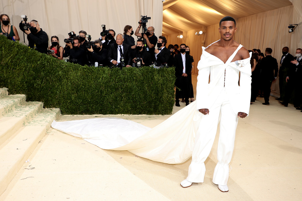 International celebrities dressing style - Jeremy Pope at the Met Gala 2021