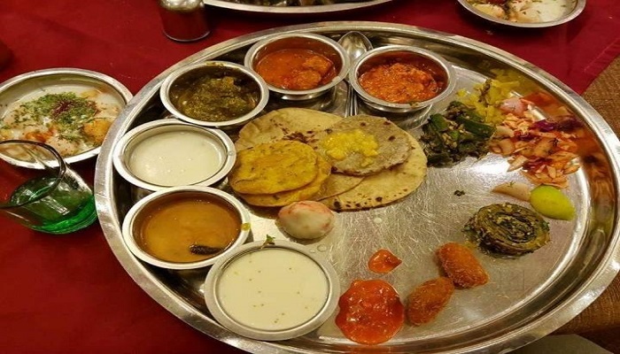 Delicious Indian thali - Indian Food - Sukanta Pure veg thali, Pune